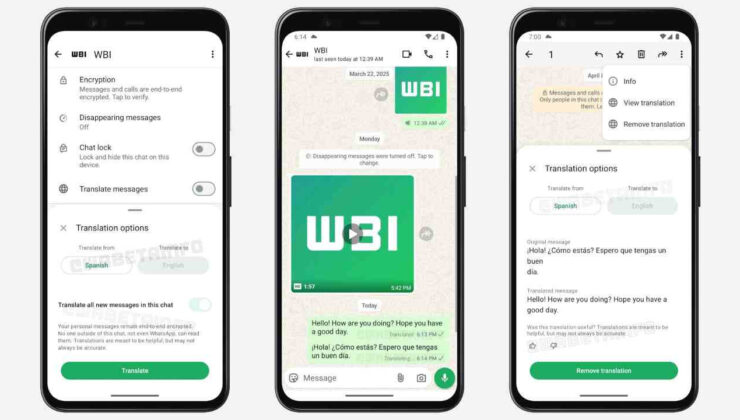 WhatsApp’tan çok dilli sohbet güncellemesi, yakında geliyor